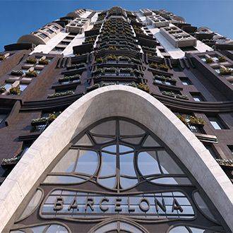 Клубный дом «Barcelona» - участник конкурса «Керамогранит в архитектуре 2017»