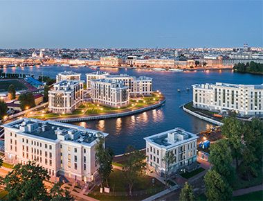Royal Park – элитный комплекс апартаментов на Петровском острове с собственной мариной и территорией 3 га