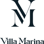 Логотип VILLA MARINA – элитный клубный дом на набережной Крестовского острова
